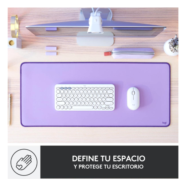 MOUSEPAD LOGITECH DESK MAT LAVANDA - Image 5