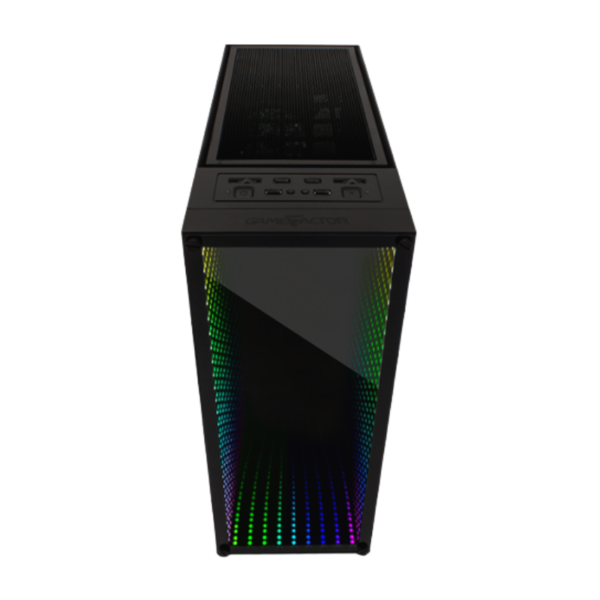 GABINETE GAME FACTOR CSG601 OPTICAL NEGRO - Image 3