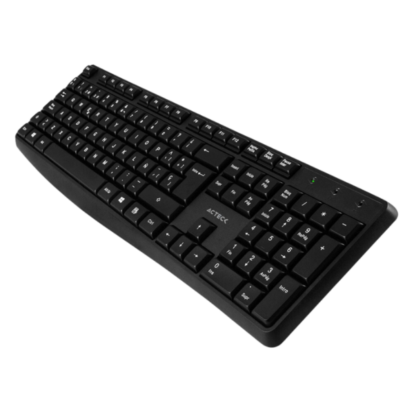 KIT DE TECLADO Y MOUSE ACTECK MK440 INALÁMBRICO, NEGRO - Image 4