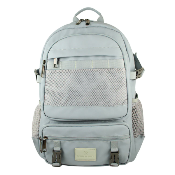 MOCHILA PERFECT CHOICE NOMAD, 17", GRIS